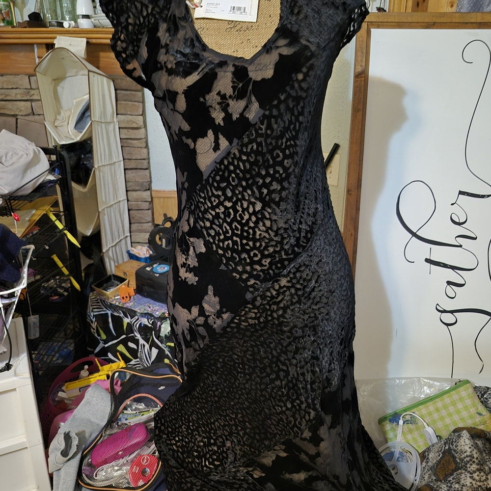 Johnny Was Black and Gray Wedding Dress